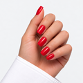Classic Red Square reusable press-on nails