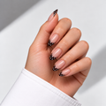 French Polka Coco reusable press-on nails